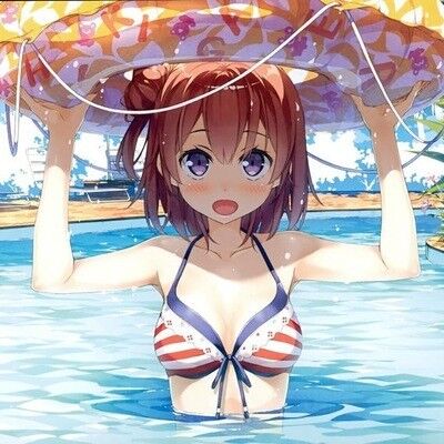 Anime invisible bikini